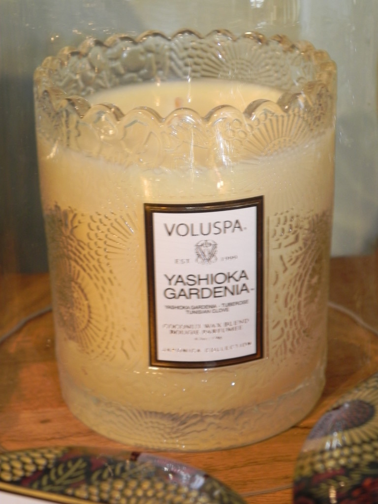 Voluspa Glass Yashioka Gardenia Candle