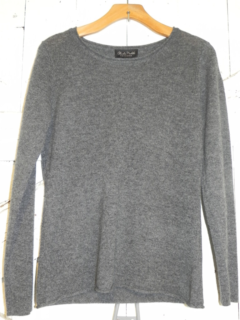 Alashan Cashmere- Crew Neck Pullover Charcoal